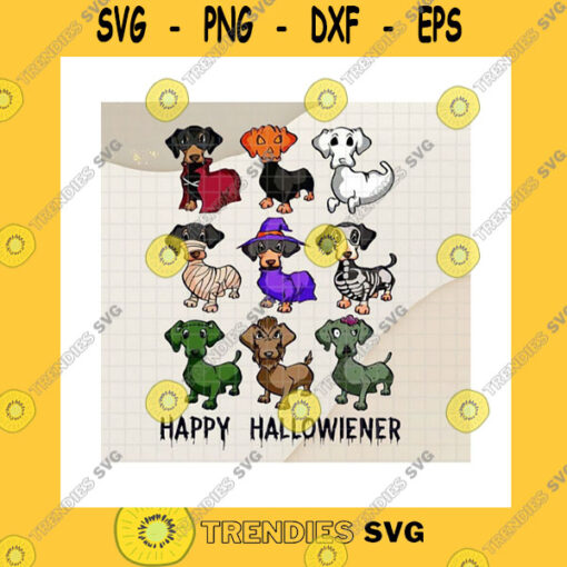 Halloween SVG Dachshund Dog Halloween PngHappy HallowienerDog Halloween CostumesDachshund HalloweenDog Owner GiftsDog LoversPng Sublimation Print