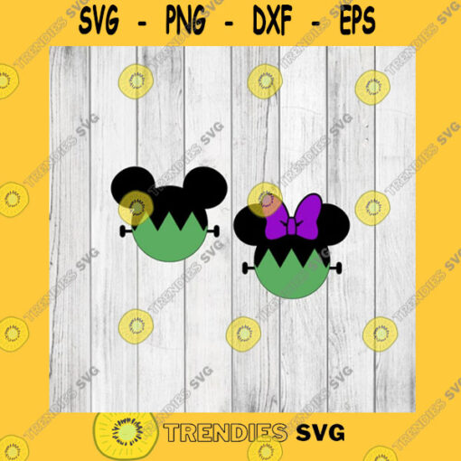 Halloween SVG Franken Couple Svg Png Instant Digital