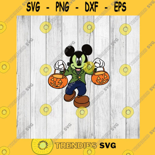 Halloween SVG Franken Mouse Svg Png Instant Download