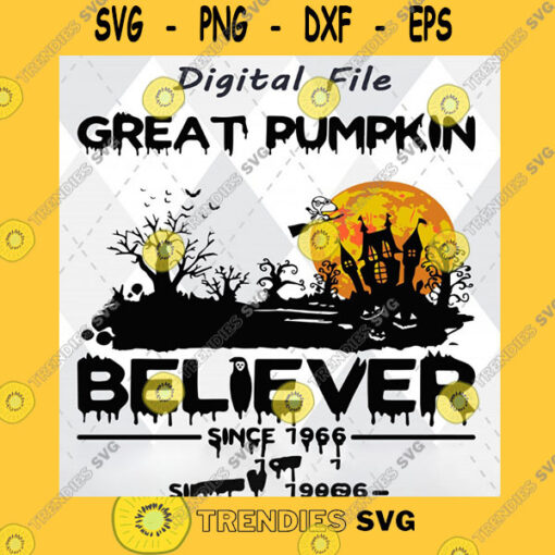 Halloween SVG Great Pumpkin Believer Svg Halloween Svg Great Pumpkin Svg Halloween Party