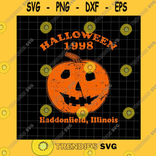 Halloween SVG Halloween 1998 Pumkin Svg Spooky Gift Myers Pumpkin Haddonfield Lllinois Svg Pumkin 1998 Svg Halloween 1998 Svg