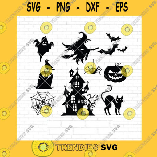 Halloween SVG Halloween Bundle Svg File Halloween Svg Happy Halloween Svg Ghost Svg Autumn Svg Pumpkin Svg Haunted House Svg Spooky Svg