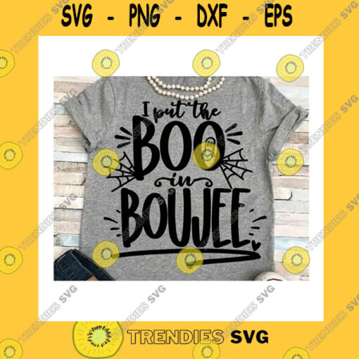 Halloween SVG Halloween Svg Dxf Jpeg Silhouette Cameo Cricut Fall Svg Ghost Svg Boo Svg Group Girls Night Out Shirts Boujee Svg Boo Jee Halloween Night