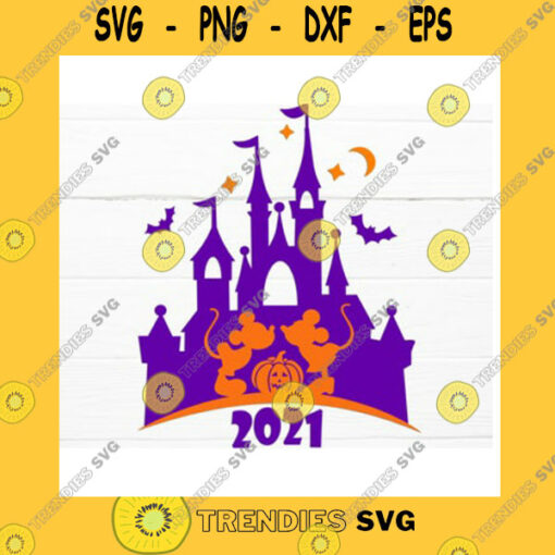 Halloween SVG Mouse Halloween Castle Fall 2021 Decor