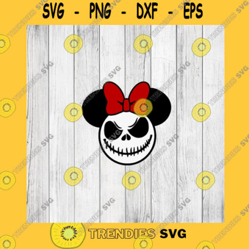 Halloween SVG Nightmare Girl Mouse Svg Png Instant