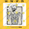 Halloween SVG Skeleton Drink Coffee Svg Png Eps Dxf Dead Inside Skeleton Coffee Halloween Cricut File Silhouette Art