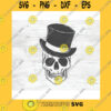 Halloween SVG Skull With Top Hat Svg File Skull With Hat Svg Skull Cut File Tophat Skull Svg File Halloween Steampunk Gothic Svg Witchy Svg Files