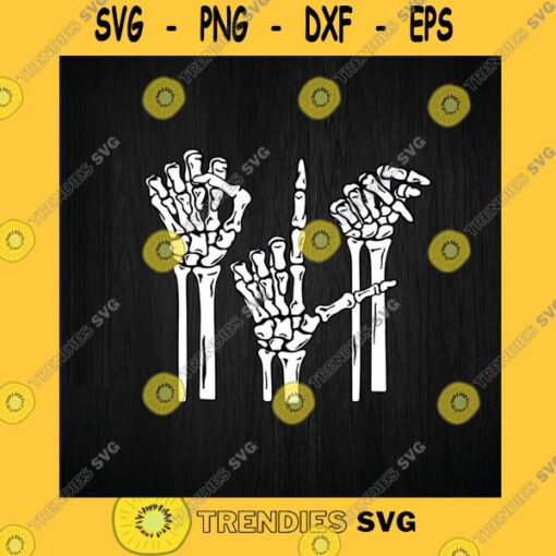 Halloween SVG Slp Svg Skeleton Hands Svg Speech Language Pathologist Svg Skull Skeleton Hand Halloween Svg Instant Download