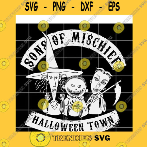 Halloween SVG Sons Of Mischief Halloween Town Svg Halloween Svg Mischief Town Svg