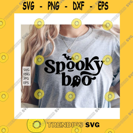 Halloween SVG Spooky Boo Svg Retro Halloween Svg Halloween Shirt Svg Spooky Svg Boo Svg Cute Ghost Svg Spooky Season Svg Funny Halloween Svg File