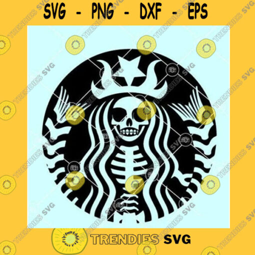 Halloween SVG Starbucks Skeleton Svg Halloween Svg Skeleton Svg Starbucks Png