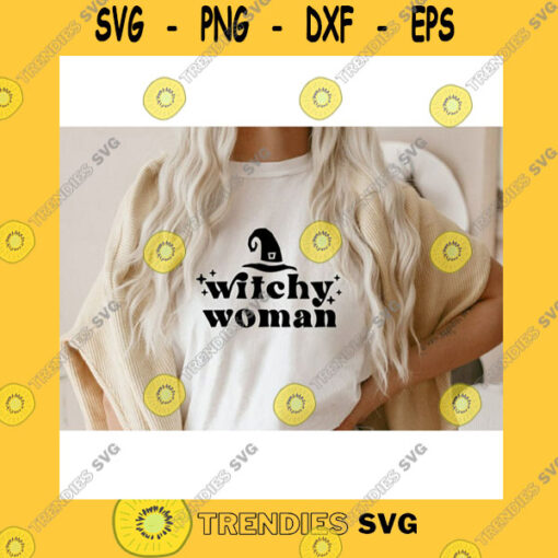 Halloween SVG Witchy Woman SvgWitch SvgHalloween SvgSpooky Vibes SvgHalloween Witch SvgSvg File For Cricut