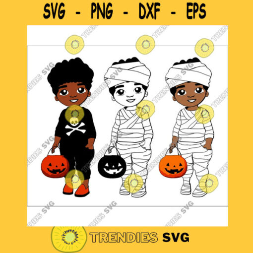 Halloween Svg Pirate Svg Boy Halloween Svg Halloween Svg Png Cut Files Print Files Clip Art Afro Boy svg Melanin svg Peeking