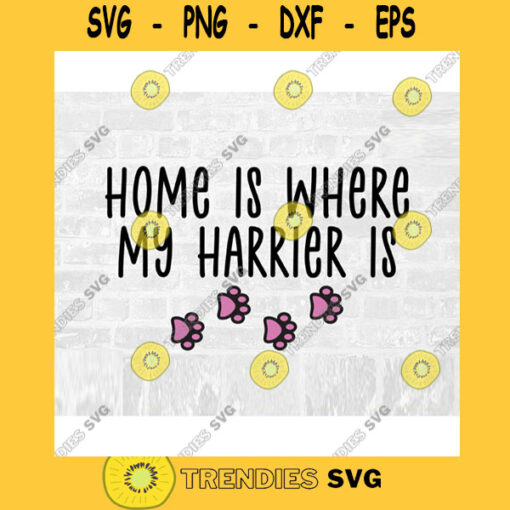 Harrier SVG Dog Breed Svg Paw Print SVG Commercial Use Svg Dog Breed Stickers Svg