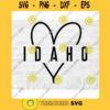 Idaho SVG Idaho Heart SVG Hand Drawn Heart SVG Idaho Love Svg Doodle Heart Svg Idaho Decal Svg Commercial Use Svg