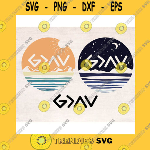 Jesus SVG God Is Greater Than The Highs And Lows Svg Bundle God Is Greater Svg Tshirt Svg Christian Religious Mountain Sun Svg Cut File For Cricut