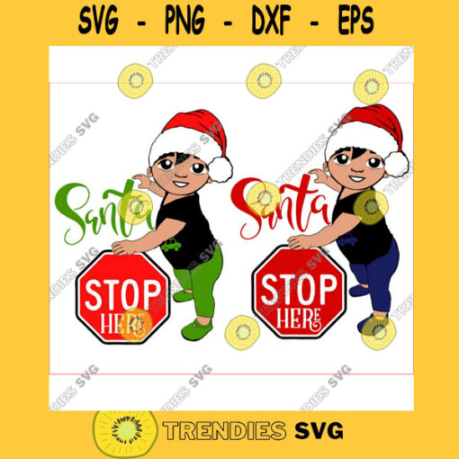 Little boy cute boy Santa Hat SVG PNG Christmas Cutting File for Cricut Caucasian Peekaboo boy svg Santa stop here svg