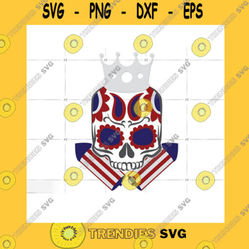 Love SVG Patriotic Sugar Skull
