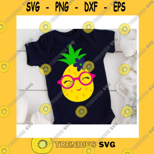 Love SVG Pineapple Summer Fruit Cute Tropical
