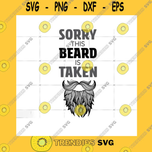 Love SVG Sorry This Beard Is Taken