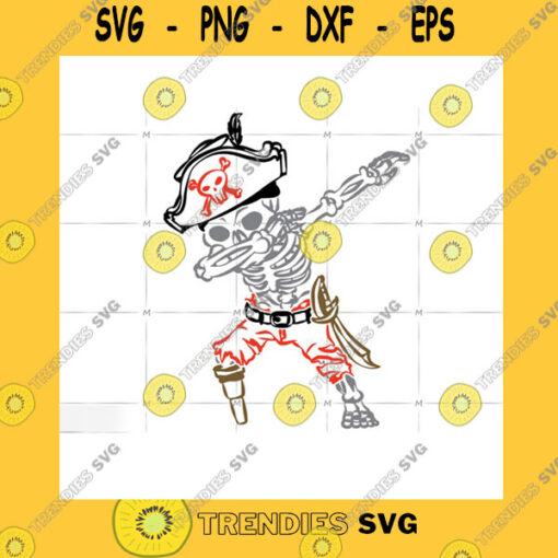 Love SVG The Zombie Pirate Skeleton