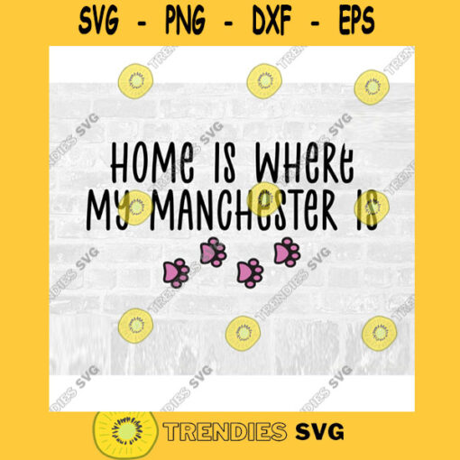 Manchester Terrier SVG Dog Breed Svg Paw Print SVG Commercial Use Svg Dog Breed Stickers Svg