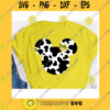 Mickey SVG Cow Skin Pattern Design For S