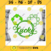 Mickey SVG Lucky Mouse Head Clovers 2021 St
