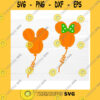 Mickey SVG Mickey Head Pumpkin Balloons