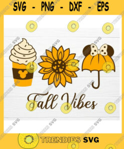 Mickey SVG Mickey Mouse Fall Vibes Thanksgiving