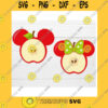 Mickey SVG Mouse Apples Fruits Candy For T
