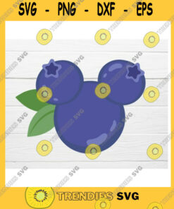 Mickey SVG Mouse Blueberries S Fruits