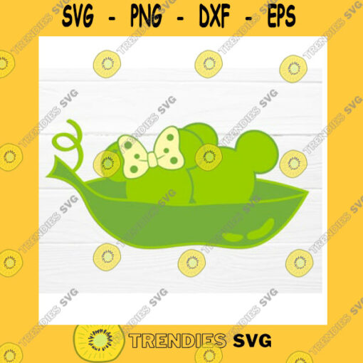 Mickey SVG Mouse Green Peas Fall 2021 Thanksgiving