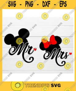 Mickey SVG Mouse Head Files Mr And Mrs S