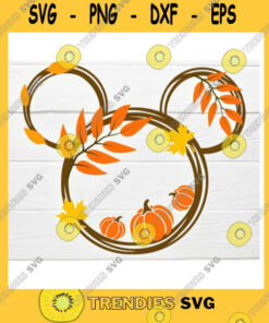 Mickey SVG Mouse Head Pumpkin Fall For S