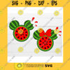 Mickey SVG Mouse Head Watermelon Summer Fruits