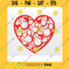 Mickey SVG Mouse Heads Heart Ornament