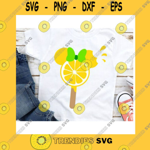 Mickey SVG Mouse Lemon Ice Cream For Onesies