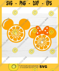 Mickey SVG Mouse Oranges Fruits Candy For T