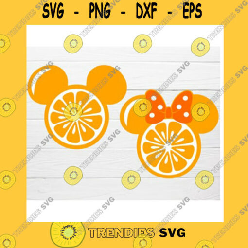 Mickey SVG Mouse Oranges Fruits Candy For T