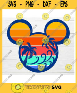 Mickey SVG Summer Beach Design For S Mouse