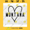 Montana SVG Montana Heart SVG Hand Drawn Heart SVG Montana Love Svg Montana Decal Svg Doodle Heart Svg Commercial Use Svg