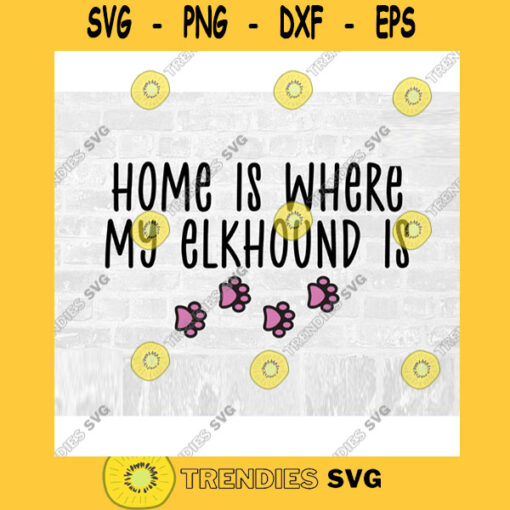 Norwegian Elkhound SVG Dog Breed Svg Paw Print SVG Commercial Use Svg Dog Breed Stickers Svg