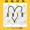 Ohio SVG OH SVG Ohio Heart Svg Hand Drawn Heart Svg Ohio Love Svg Ohio State Svg Ohio Png Doodle Heart Svg Commercial Use Svg