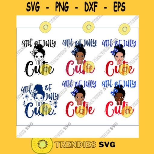 Peekaboo girl Bundle 4th of july svg fourth of july svg My First 4th July 1st Fourth July 4th of July svg African American afro puff