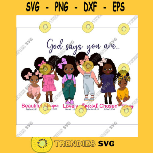 Peekaboo girl with puff afro ponytails svg African American kids Svg Png ankara print Black girl God says you are unique special lovely