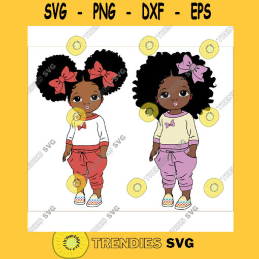 Peekaboo girl with puff afro ponytails svg Cute black African American kids Svg Dxf Png cut file for CricuT African American plaid svg