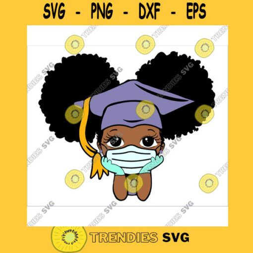 Peekaboo girl with puff afro ponytails svg Cute black African American kids Svg Eps Png cut file for CricuT African American clipart CAP