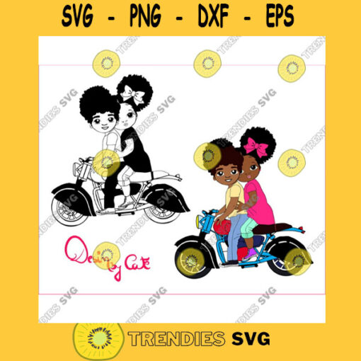 Peekaboo girl with puff afro ponytails svg Cute black African American kids Svg Png CricuT African American clipart motorcycle svg