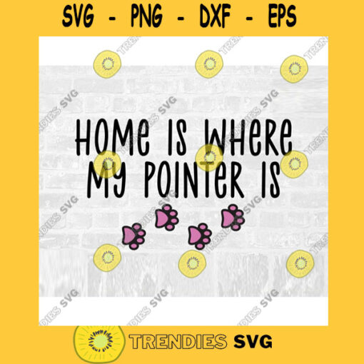 Pointer SVG Dog Breed Svg Paw Print SVG Commercial Use Svg Dog Breed Stickers Svg